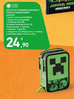 Spazio Conad Astuccio 3 cerniere minecraft franco cosimo panini offerta