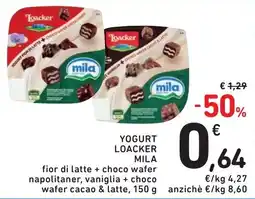 Spazio Conad YOGURT LOACKER MILA offerta
