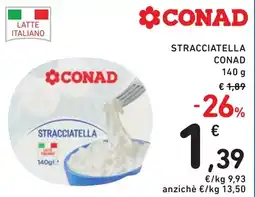 Spazio Conad Stracciatella Conad offerta
