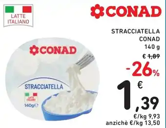 Spazio Conad Stracciatella Conad offerta