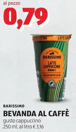 ALDI Barissimo bevanda al caffè offerta