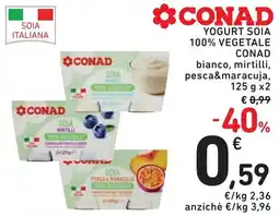 Spazio Conad YOGURT SOIA CONAD offerta