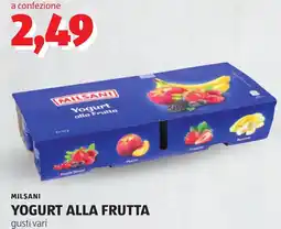 ALDI MILSANI YOGURT ALLA FRUTTA offerta