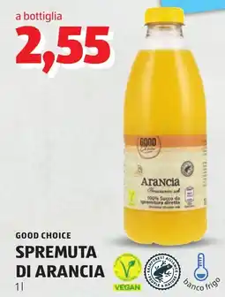 ALDI GOOD CHOICE SPREMUTA DI ARANCIA offerta