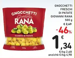 Spazio Conad Gnocchetti freschi di patate Giovanni Rana offerta