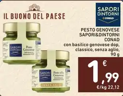 Spazio Conad Pesto Genovese Sapori&Dintorni offerta