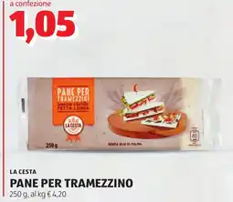 ALDI LA CESTA PANE PER TRAMEZZINO offerta