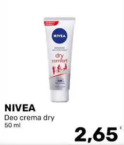 Iper Tosano NIVEA Deo crema dry offerta