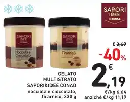 Spazio Conad GELATO MULTISTRATO SAPORI&IDEE CONAD offerta