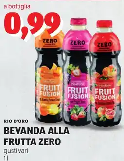 ALDI RIO D'ORO BEVANDA ALLA FRUTTA ZERO offerta