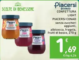 Spazio Conad Confettura Light Piacersi CONAD offerta