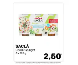 Iper Tosano SACLÀ Condiriso light offerta