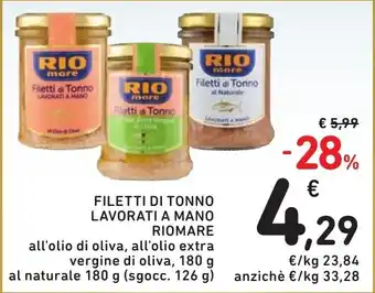 Spazio Conad Rio mare Filetti di Tonno offerta