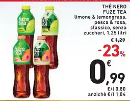 Spazio Conad THÉ NERO FUZE TEA offerta