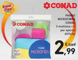 Spazio Conad Panni Microfibra CONAD offerta