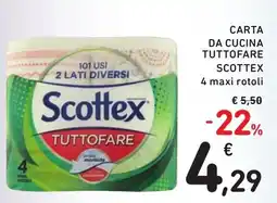 Spazio Conad Carta da cucina Tuttوفare Scottex offerta