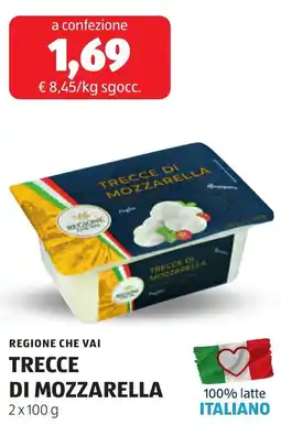 ALDI Trecce di Mozzarella offerta