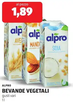 ALDI ALPRO BEVANDE VEGETALI offerta