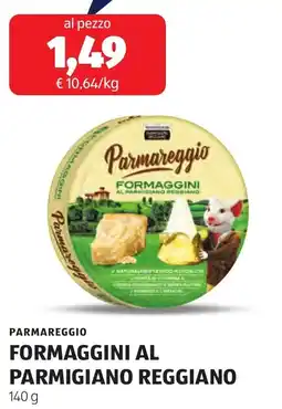 ALDI Parmareggio Formaggini al Parmigiano Reggiano offerta
