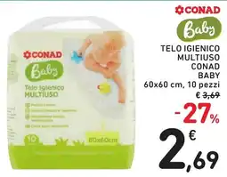 Spazio Conad CONAD Baby Telo Igienico Multiuso offerta