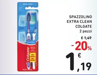 Spazio Conad SPAZZOLINO EXTRA CLEAN COLGATE offerta