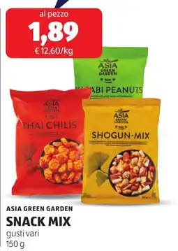 ALDI ASIA GREEN GARDEN SNACK MIX offerta
