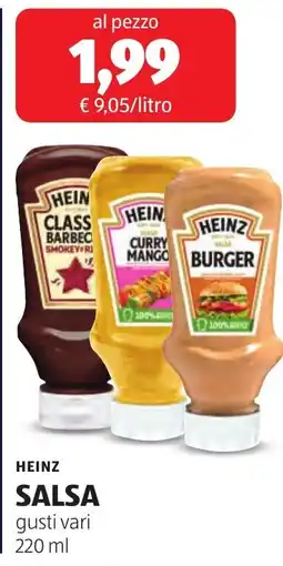 ALDI HEINZ SALSA offerta