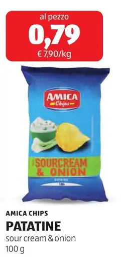 ALDI AMICA CHIPS PATATINE offerta