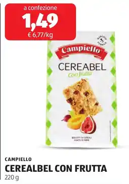 ALDI Campiello Cereabel Con Frutta offerta