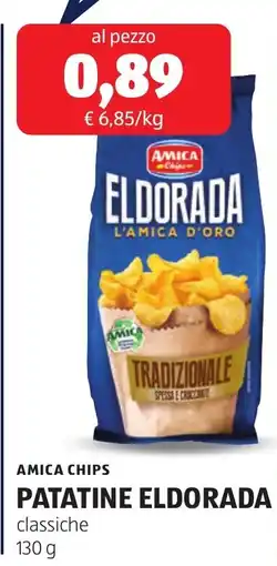 ALDI AMICA CHIPS PATATINE ELDORADA classiche offerta