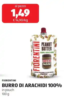 ALDI FIorentini BURRO DI ARACHIDI 100% offerta