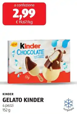 ALDI Kinder Gelato Kinder offerta