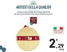 Spazio Conad Melone Liscio Sapori & Idee CONAD offerta