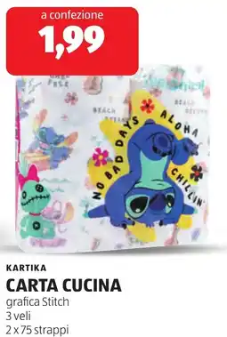 ALDI KARTIKA CARTA CUCINA offerta