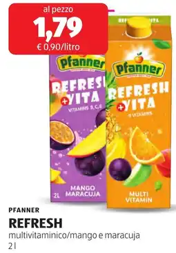 ALDI PFANNER REFRESH offerta