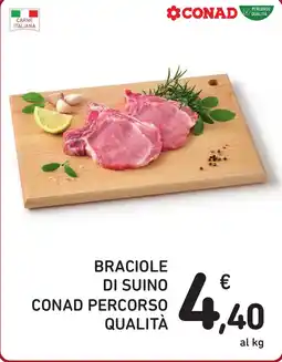 Spazio Conad Braciole di suino CONAD Percorso Qualità offerta