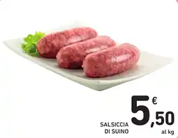 Spazio Conad SALSICCIA DI SUINO offerta