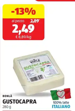 ALDI BONLÀ GUSTOCAPRA offerta