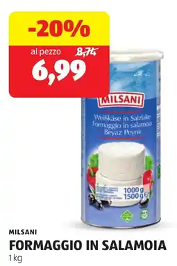 ALDI MILSANI FORMAGGIO IN SALAMOIA offerta