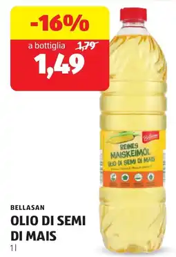 ALDI BELLASAN OLIO DI SEMI DI MAIS offerta