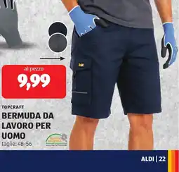 ALDI Topcraft bermuda da lavoro per uomo offerta