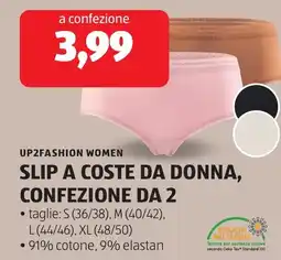 ALDI Up2fashion women slip a coste da donna offerta