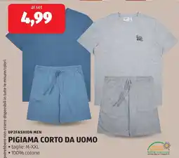 ALDI UP2FASHION MEN PIGIAMA CORTO DA UOMO offerta