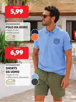 ALDI UP2FASHION MEN POLO DA UOMO offerta