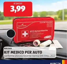 ALDI WALSER KIT MEDICO PER AUTO offerta