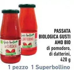 Spazio Conad Passata biologica gusti amobio offerta