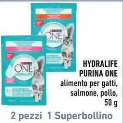 Spazio Conad HYDRALIFE PURINA ONE alimento per gatti offerta