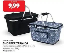 ALDI Live in style shopper termica offerta