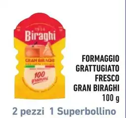 Spazio Conad Formaggio Grattugiato Fresco Gran Biraghi offerta