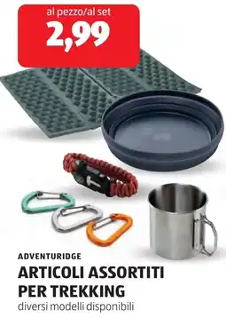 ALDI ARTICOLI ASSORTITI PER TREKKING offerta